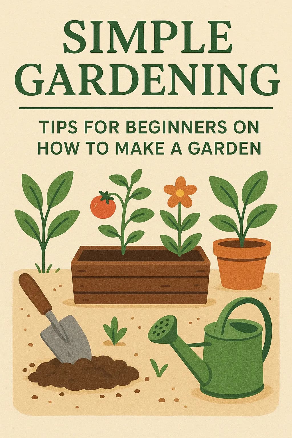 Simple Gardening: A Beginner's Guide to Cultivating Your Green Thumb
