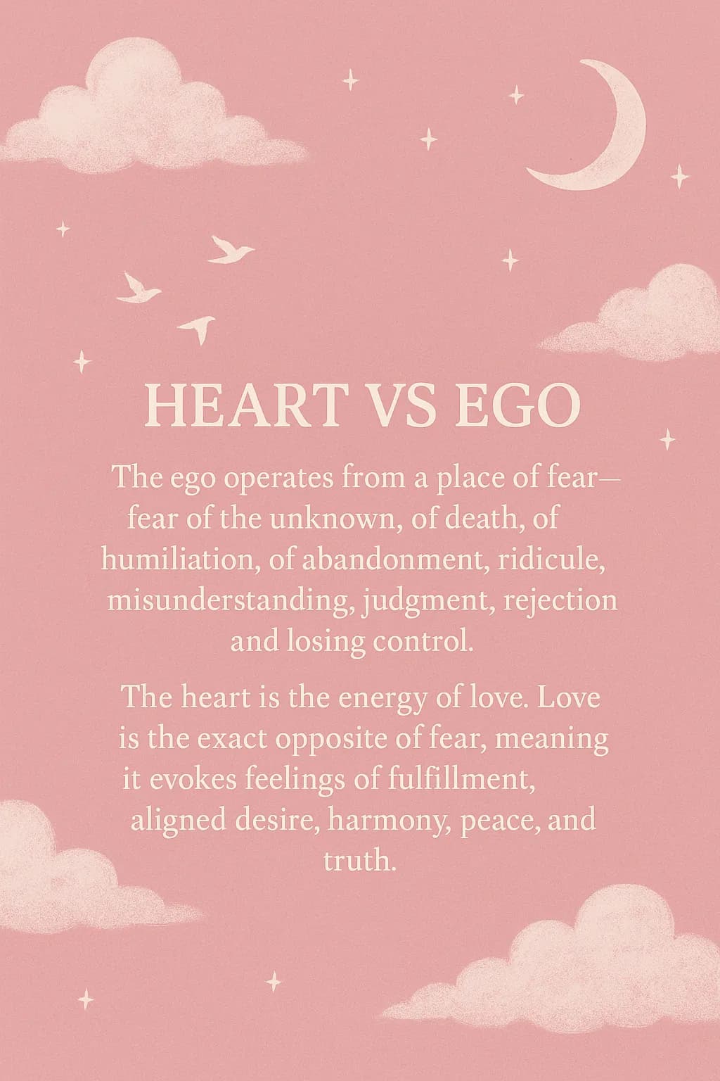 Heart vs Ego: Embracing Love Over Fear in a Journey of Truth and Harmony