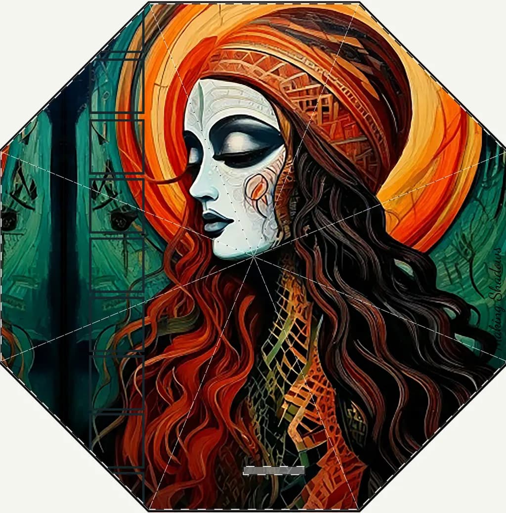 Whispers of the Enchanted: A Mystical Portrait of Serenity and Strength