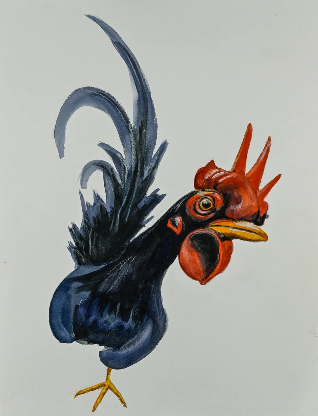 The Rooster's Dance: A Colorful Ode to Life and Personality