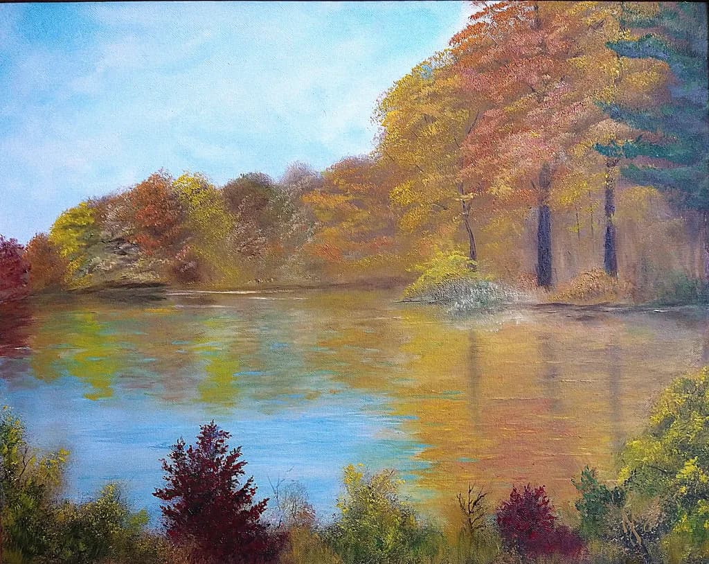 Lake Arrowhead, Maine in the Fall