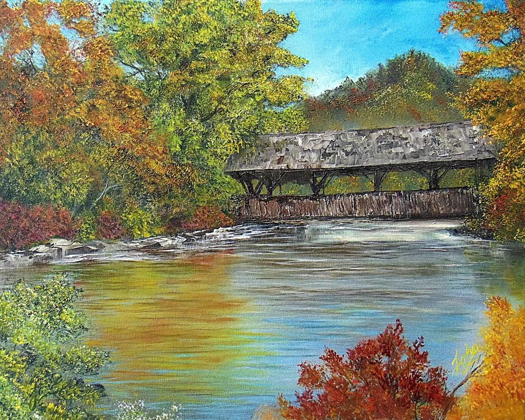 Covered Bridge, Newry, Maine