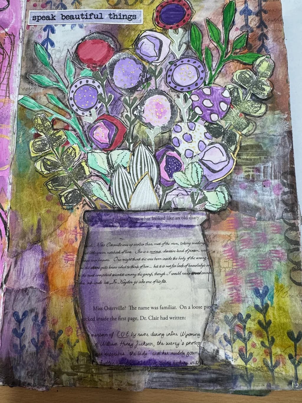 Whispers of Color: A Floral Journey Through Memory and Imagination