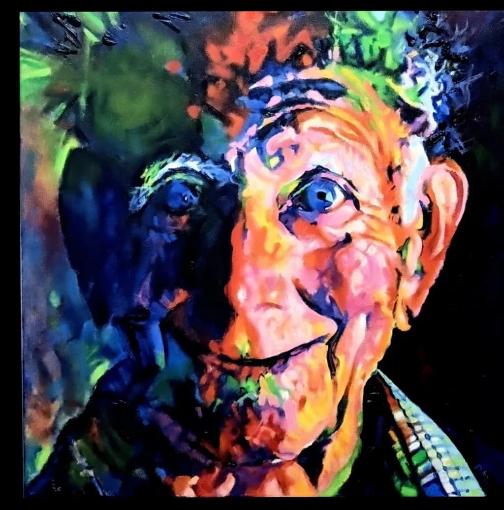 Colorful Elder Portrait