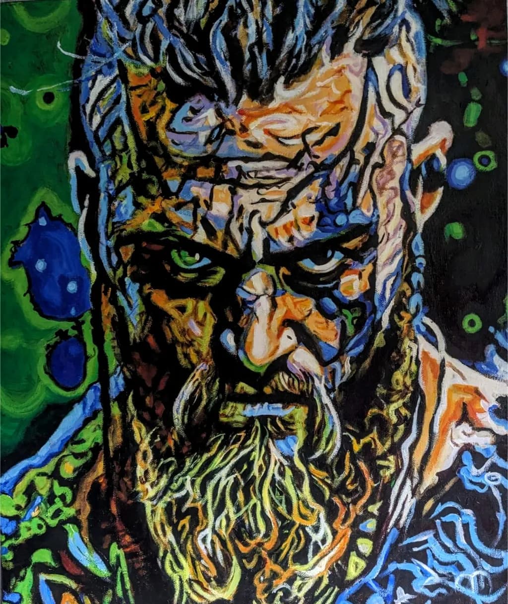 Fierce Mosaic Gaze
