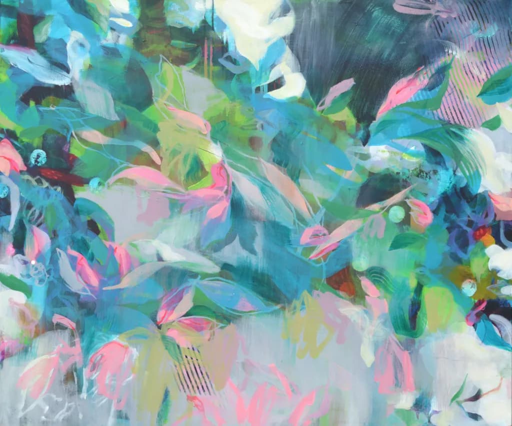 Whispers of Nature: A Vibrant Dance of Color and Form