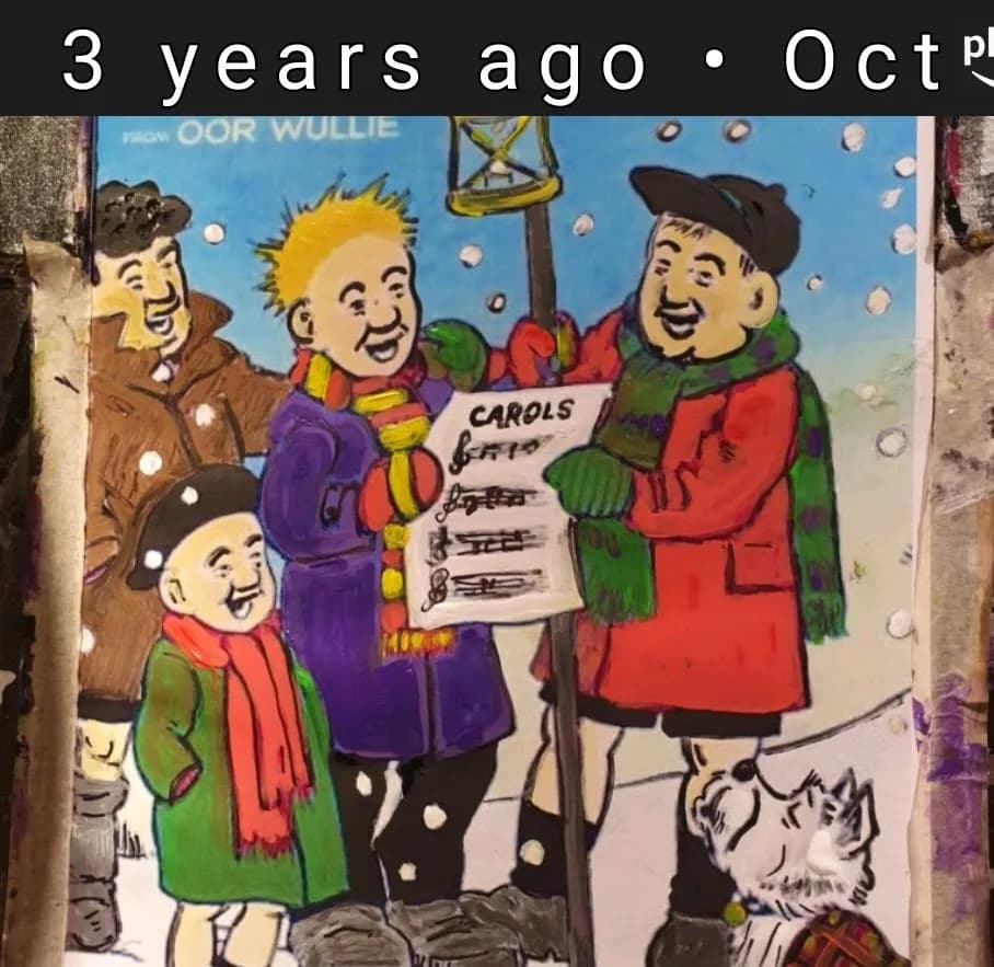 Joyful Winter Caroling: A Heartwarming Illustration of Children Celebrating the Festive Season