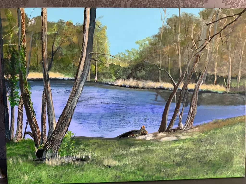 Riverbank Reflection
