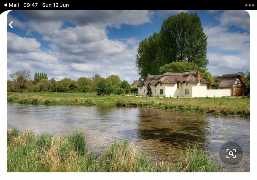Thatched Cottage by the River