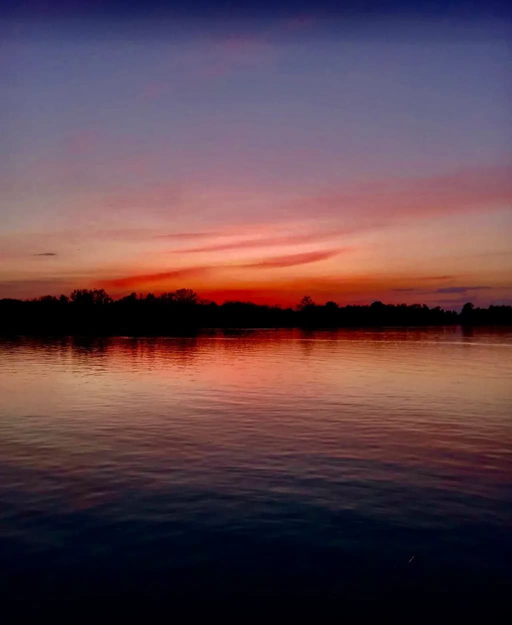 Serene Sunset Reflection