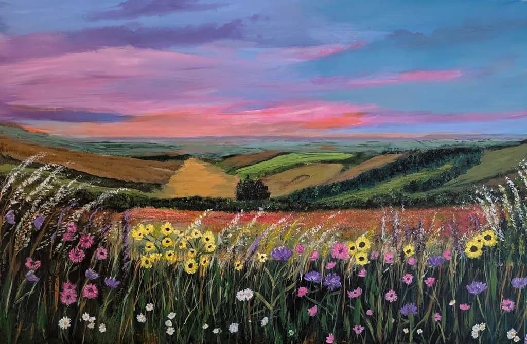 Sunset Meadow Bliss