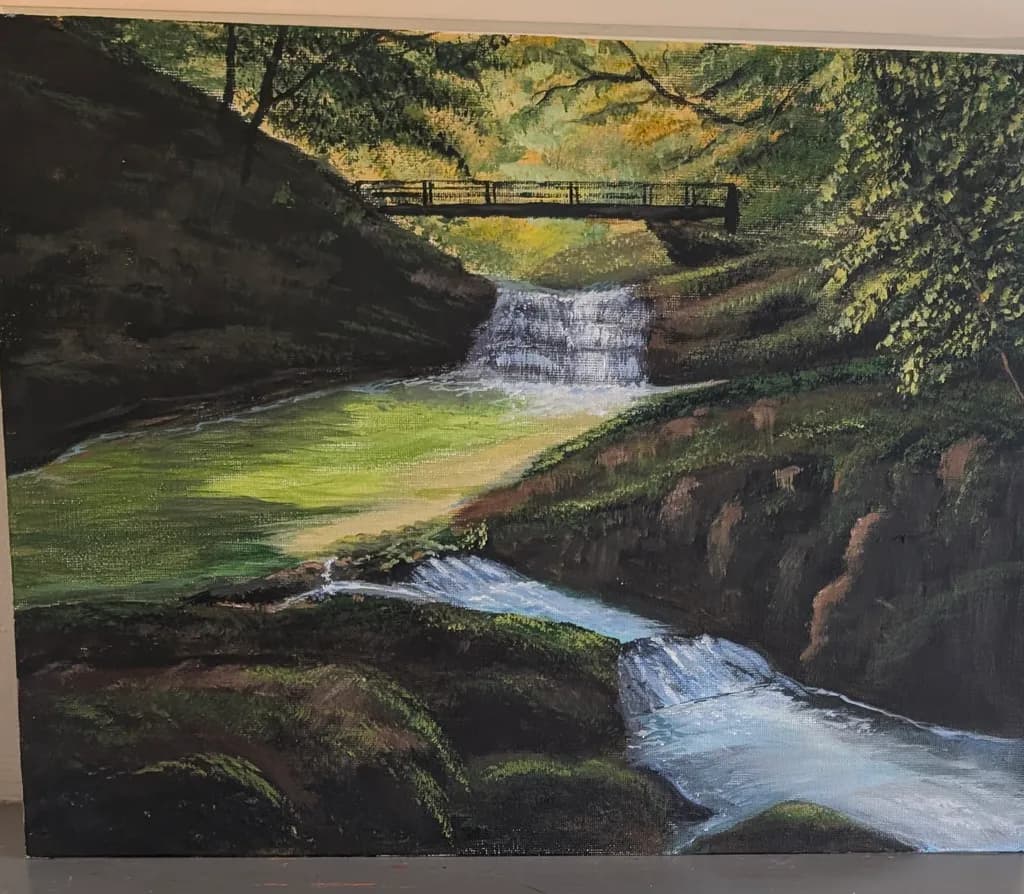 Tranquil Stream Crossing