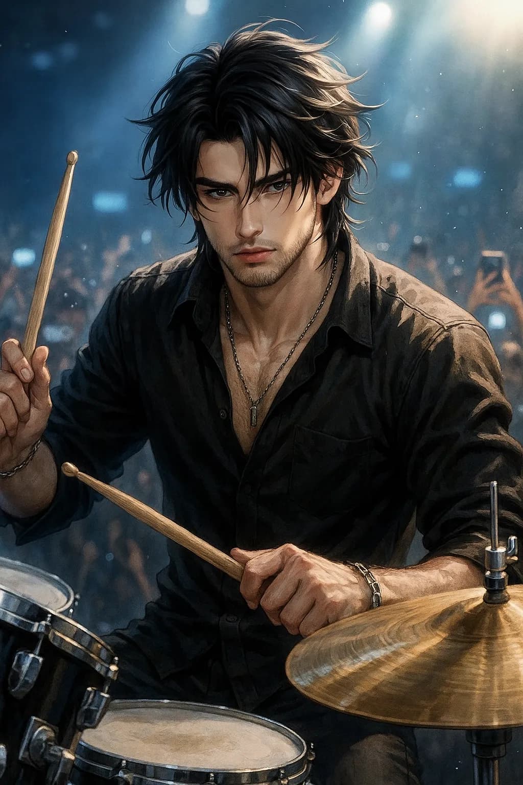 Rhythmic Passion: The Heartbeat of a Drummer in Action