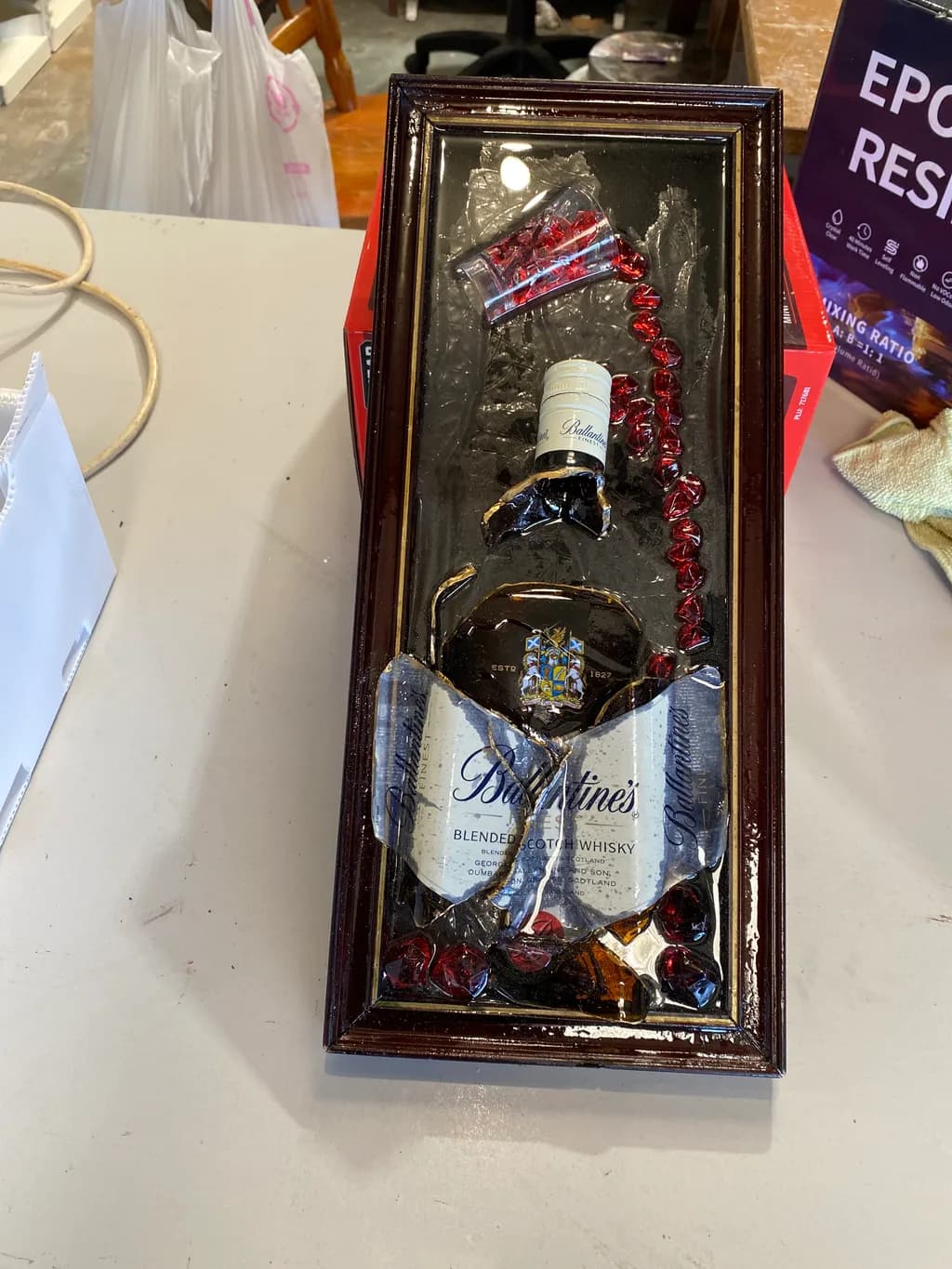 Whiskey Display Art