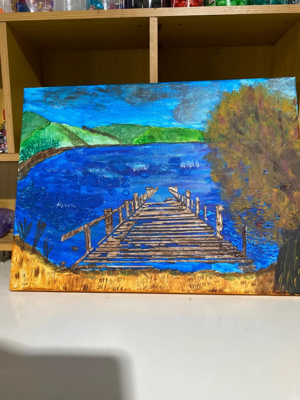 Rustic Lake Pier