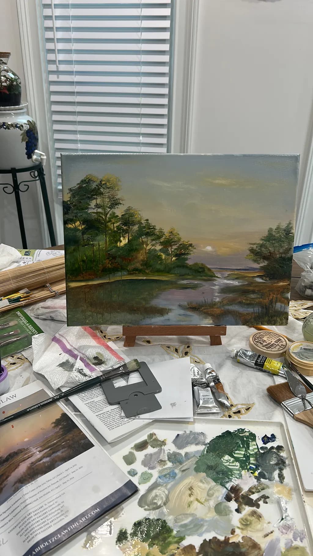 Whispers of Serenity: A Tranquil Landscape at Dusk