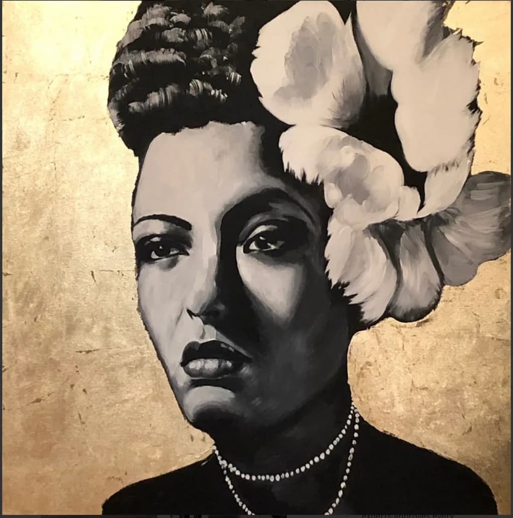 Golden Elegance: A Portrait of Strength and Beauty