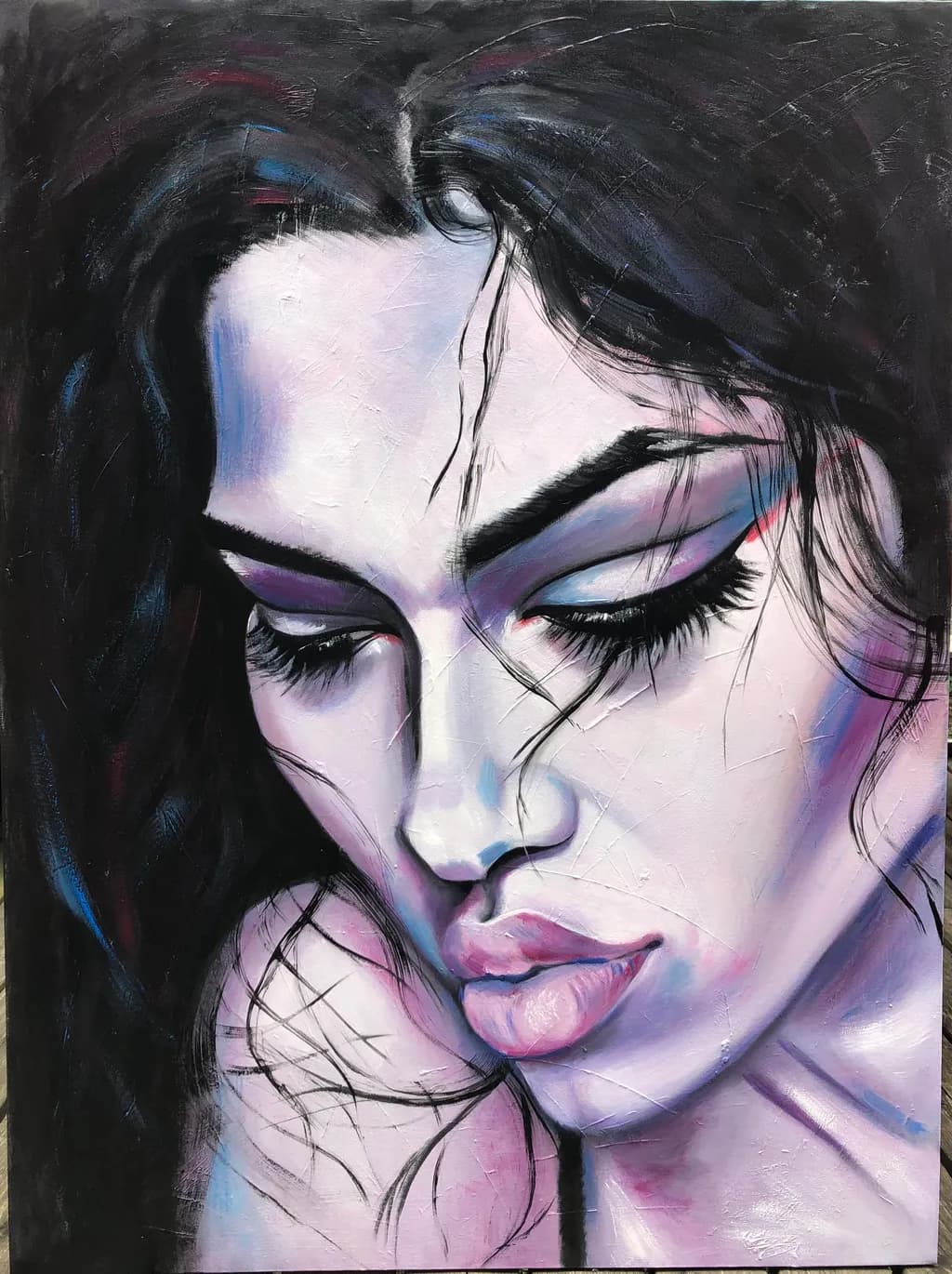 Whispers of Elegance: A Captivating Portrait of Beauty and Emotion