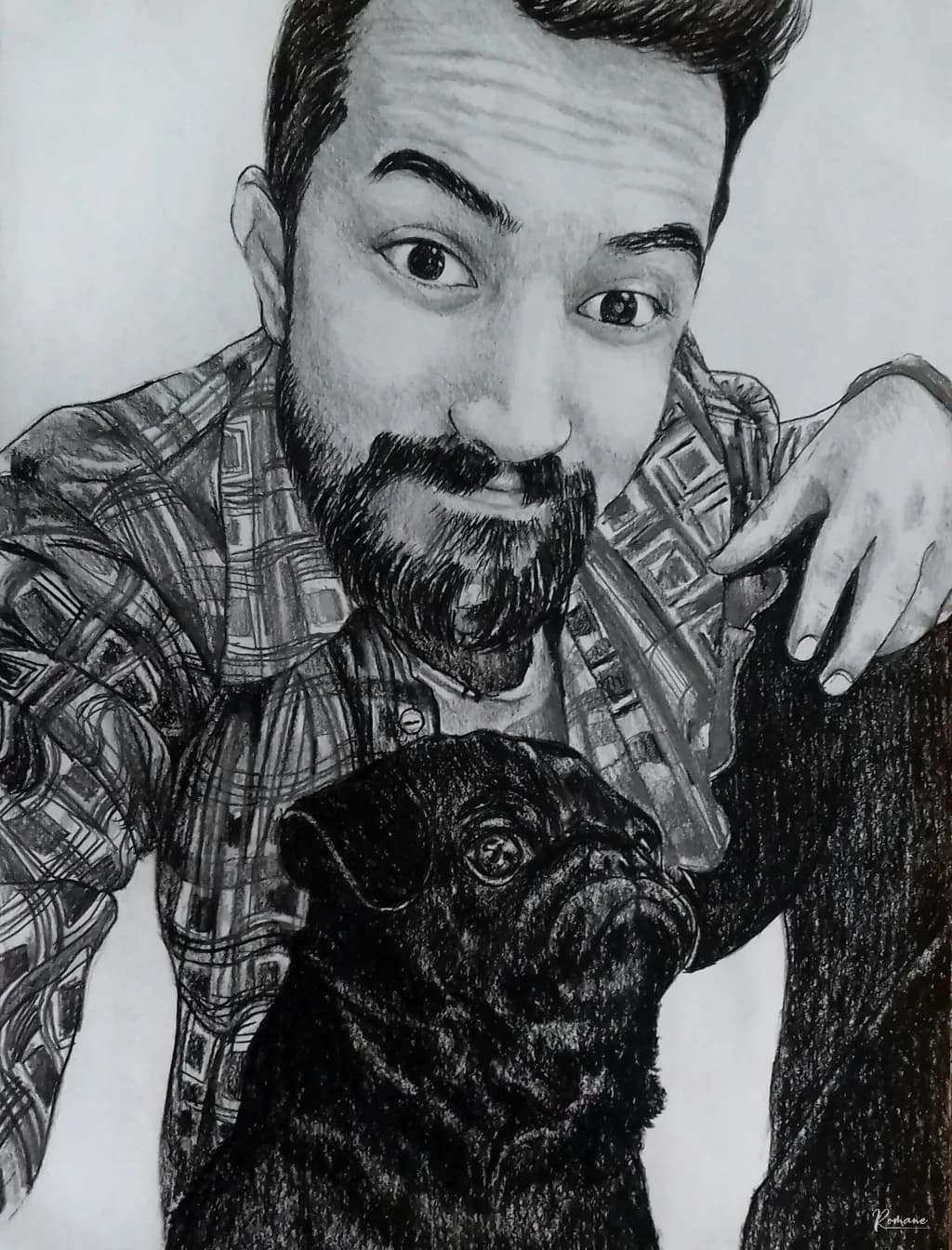 Selfie with Pug