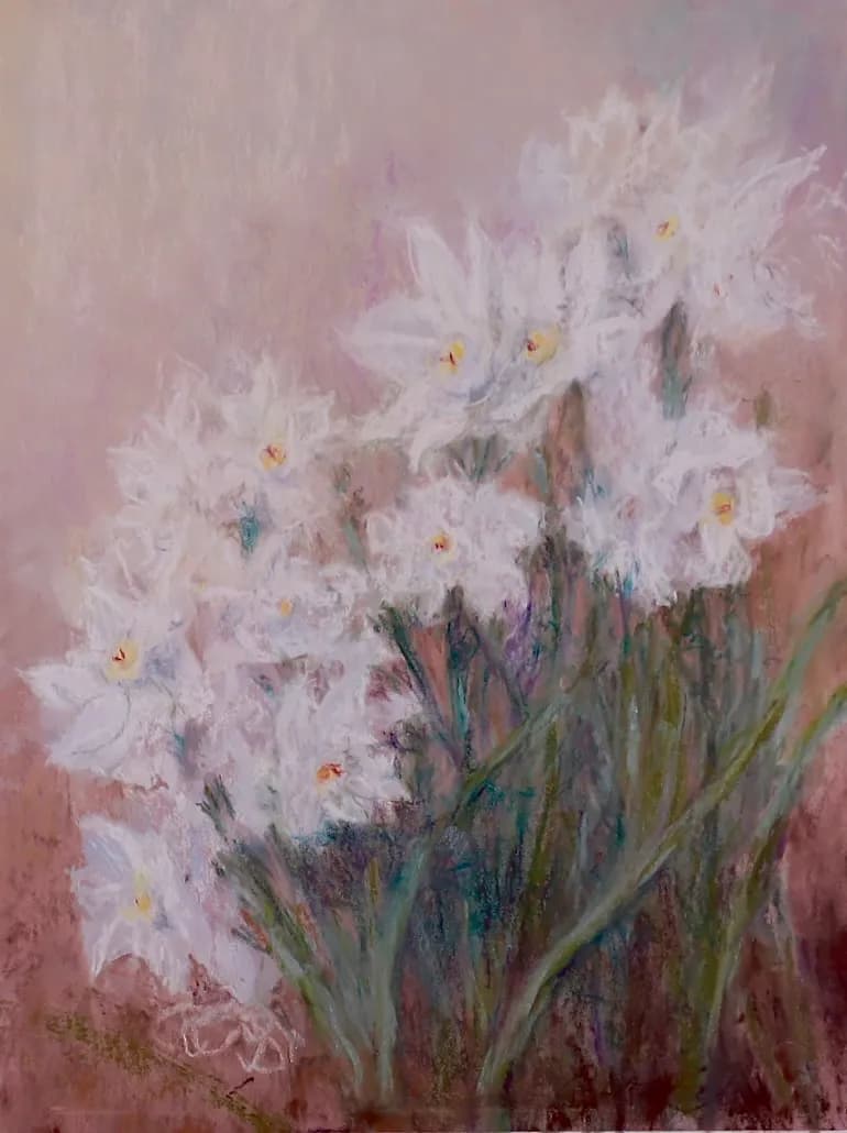 Whispers of White: A Delicate Botanical Dance Among Soft Petals