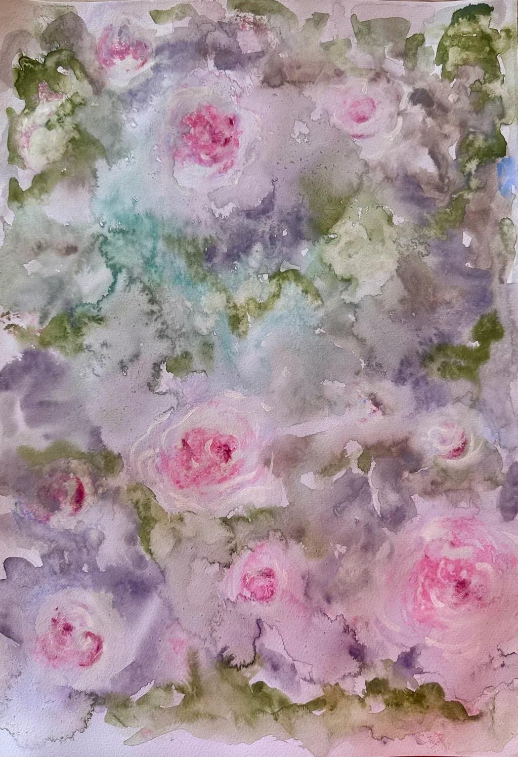 Pastel Rose Garden