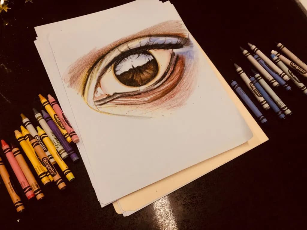 "Through the Lens of Nostalgia: A Crayon's Eye View of Freedom and Expression"