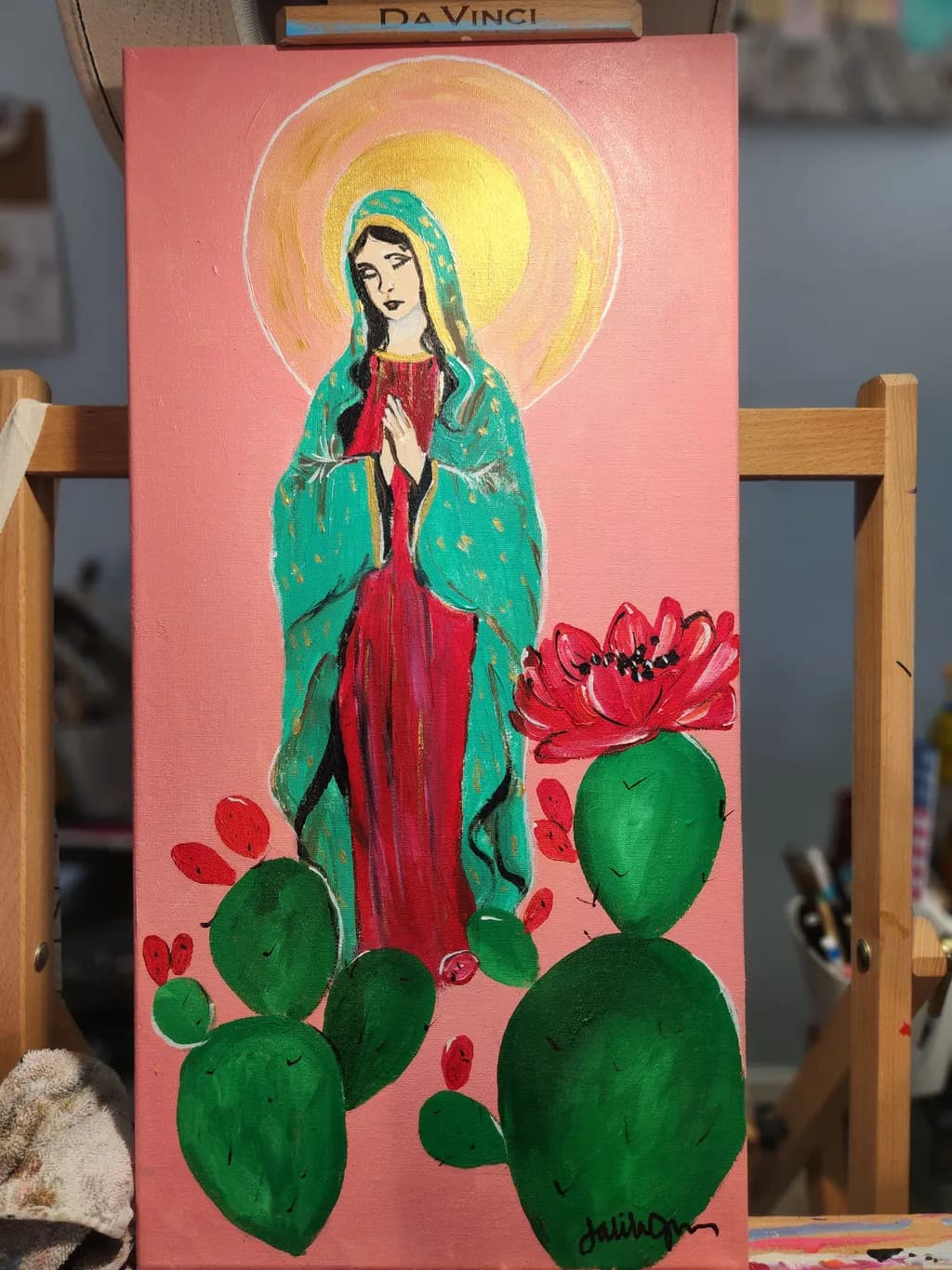 Vibrant Devotion: A Floral Tribute to Faith and Nature