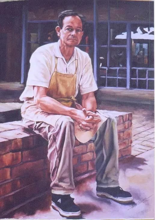 Silent Craftsmanship: A Portrait of Dedication and Artistry in Everyday Life