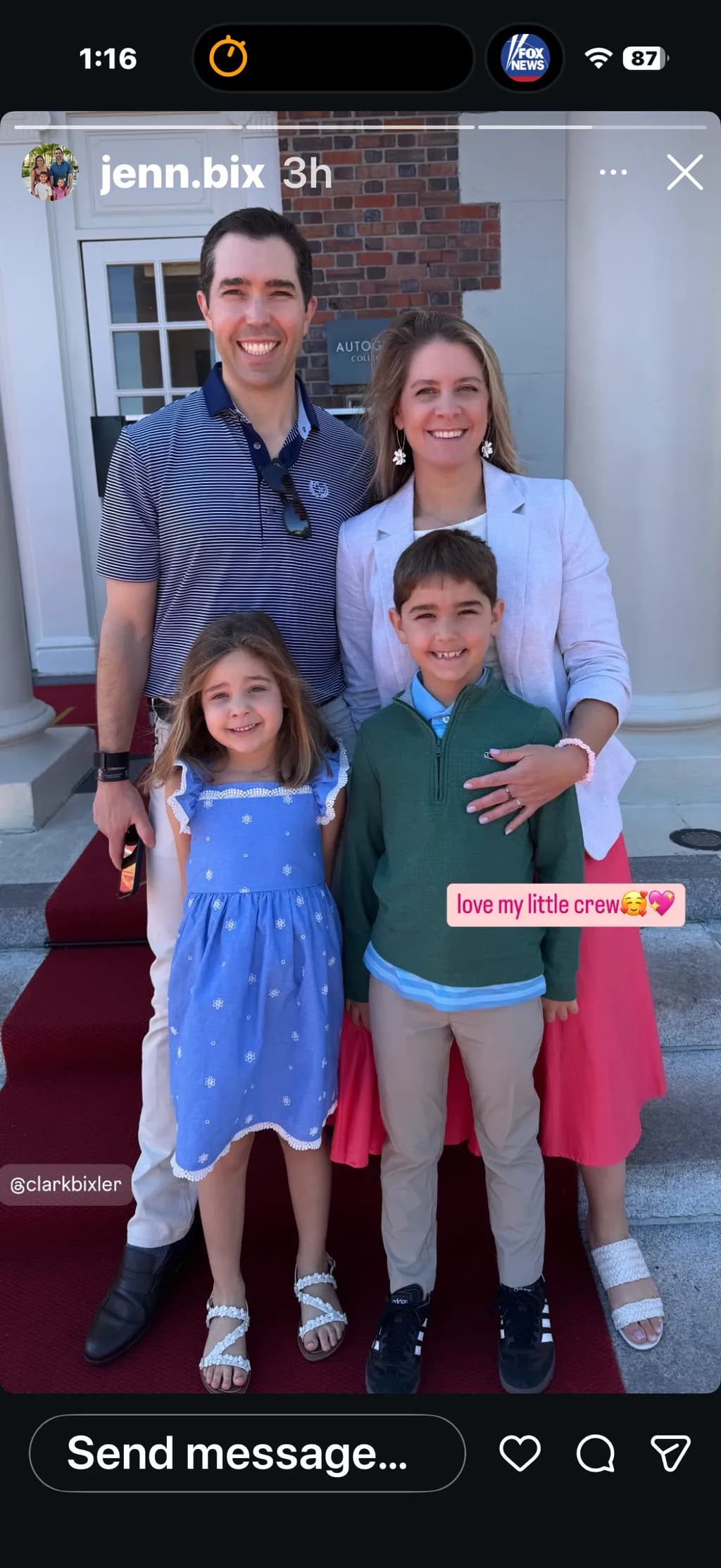 Family Portrait on Steps