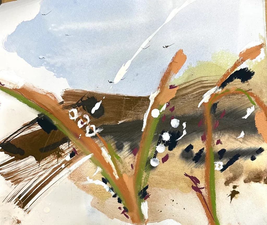 Whispers of Nature: An Abstract Journey Through Color and Texture