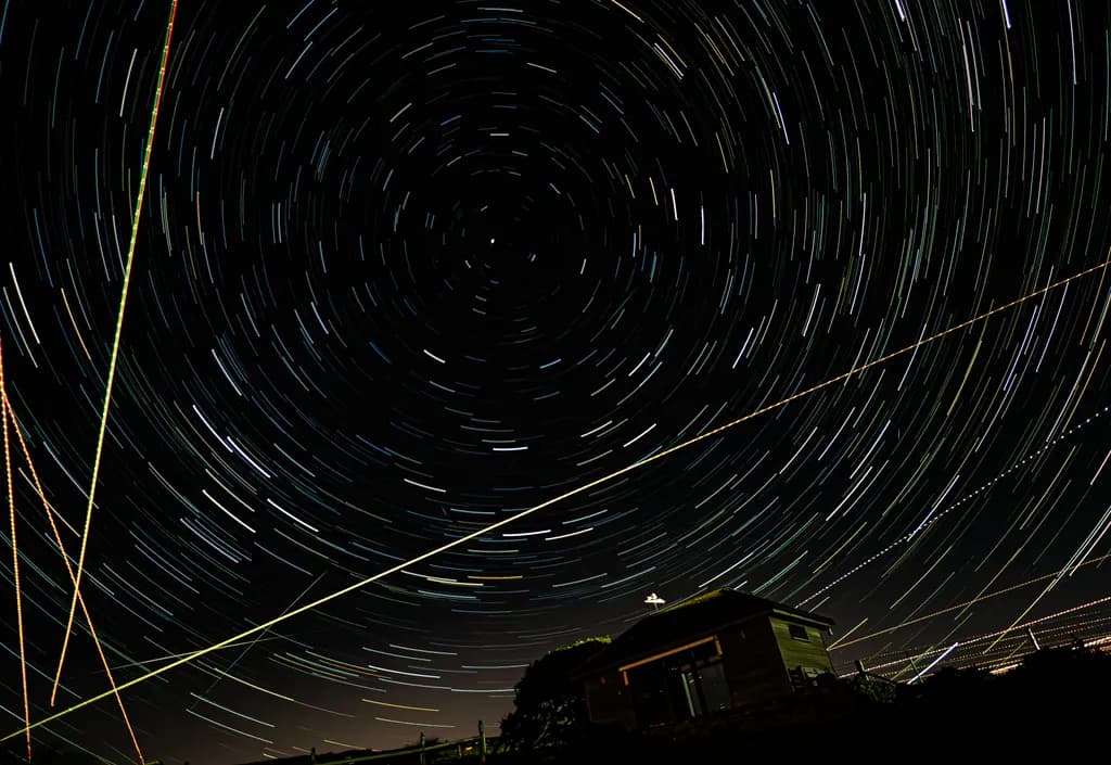 Star Trails Broadchalke