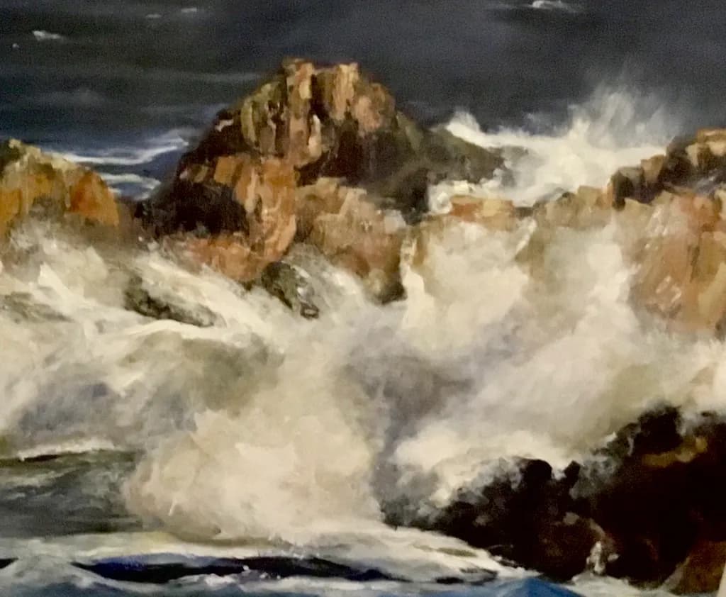 Whispers of the Ocean: A Dramatic Encounter with Nature's Fury