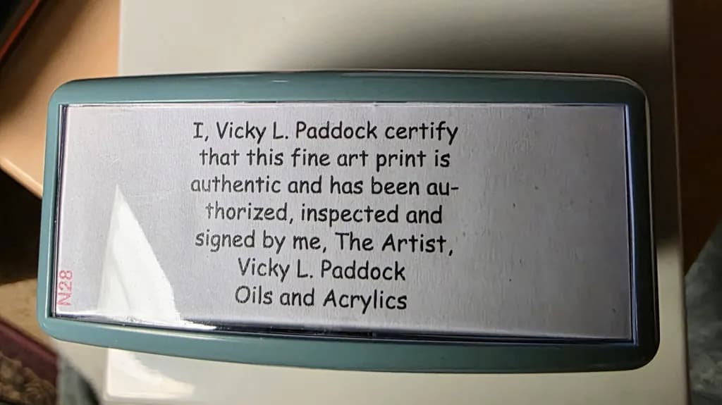 Certificate of Authenticity