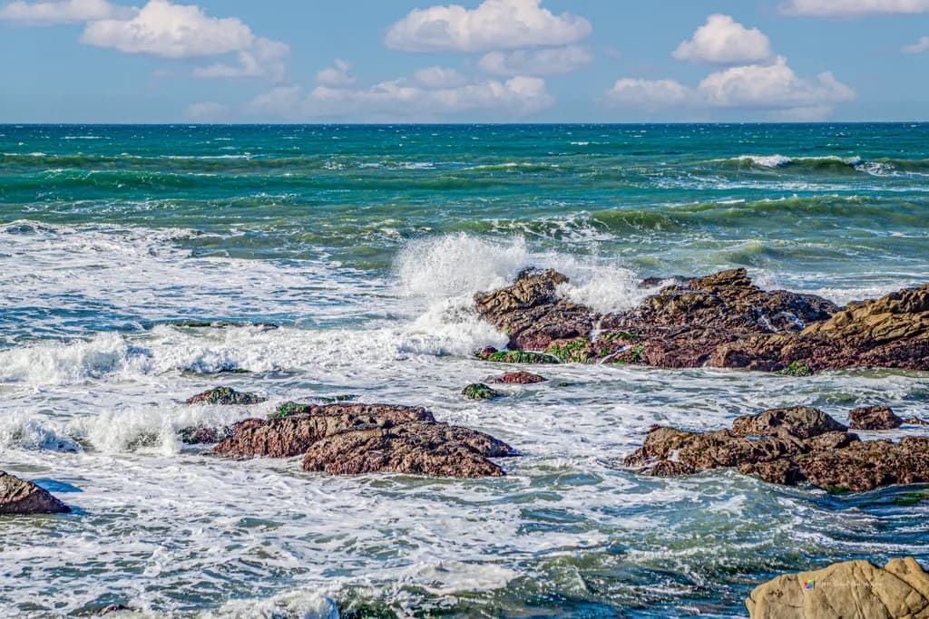Tidal Foam on the Rocks III