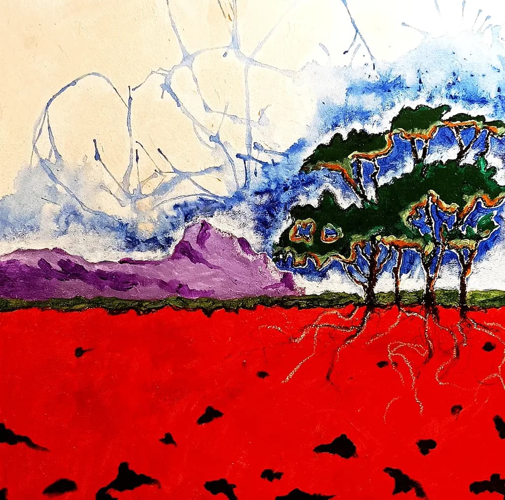 Crimson Landscape