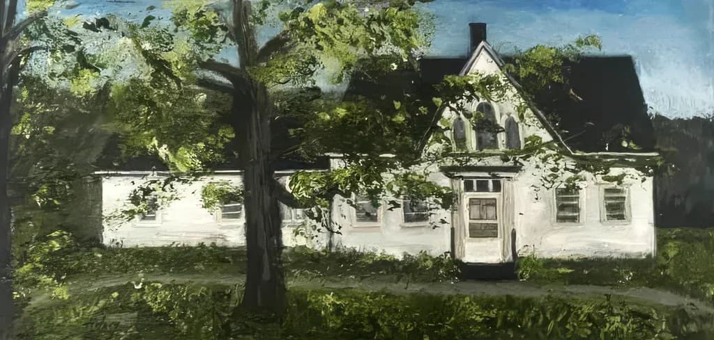 Whispers of Home: A Serene Abode Embraced by Nature