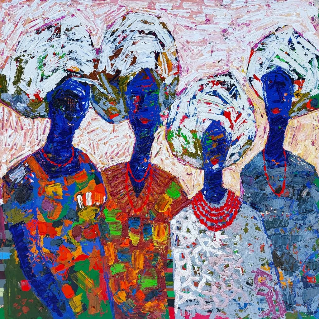 Harmony in Color: Celebrating Sisterhood Through Vibrant Expressions