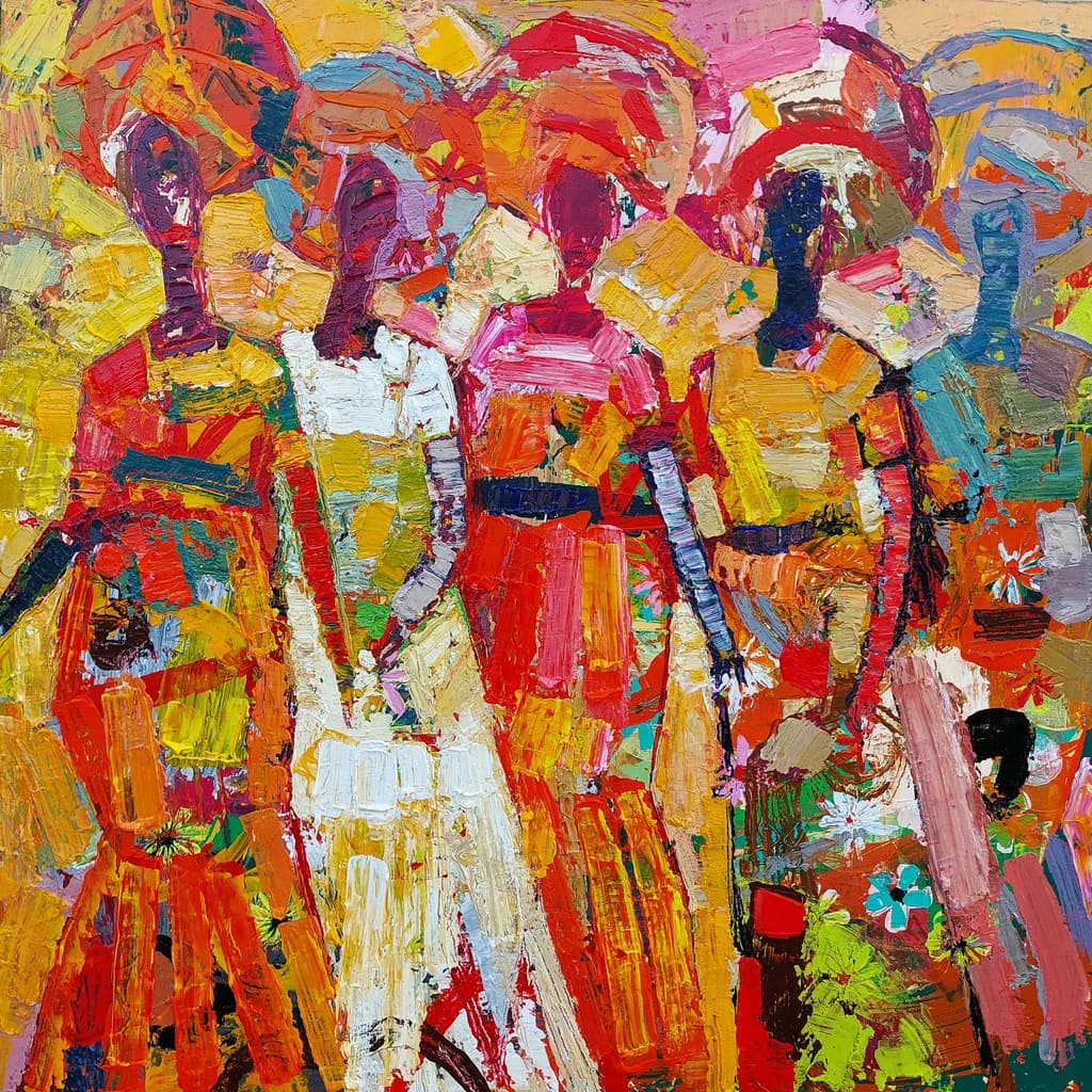 Vibrant Harmony: Celebrating Unity in Colorful Elegance