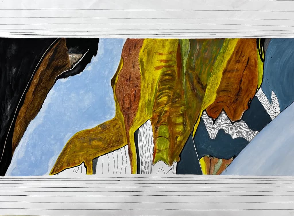 Whispers of Color: An Abstract Journey Through Texture and Emotion