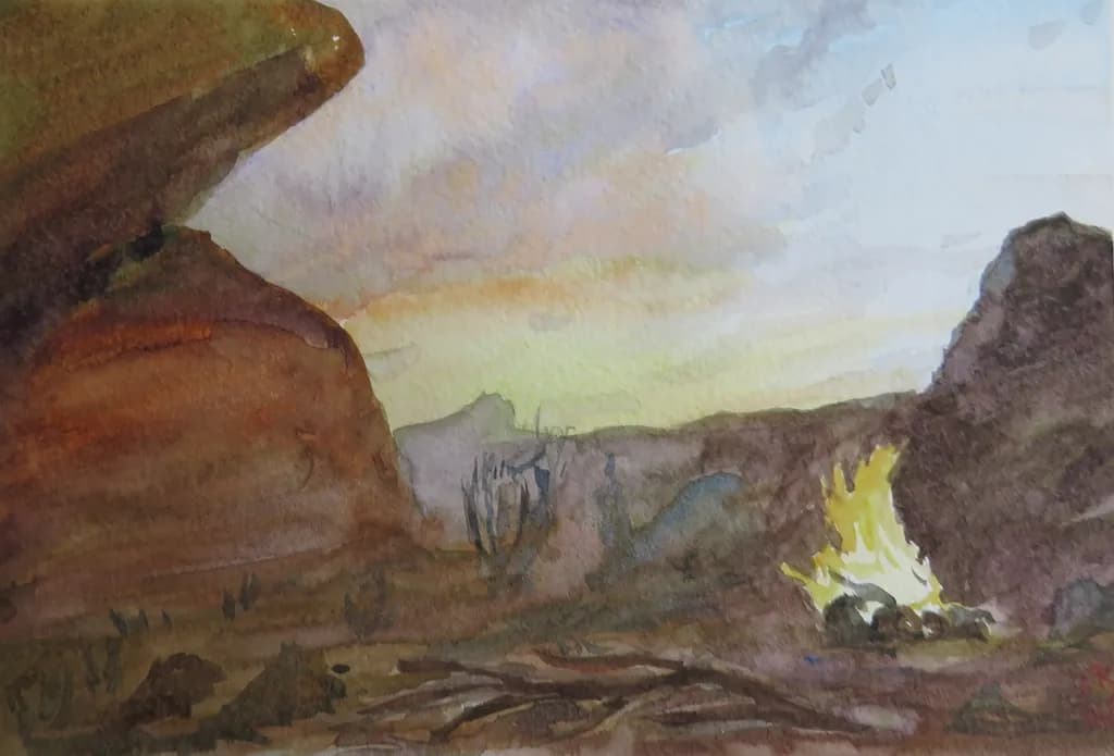 Desert Firelight