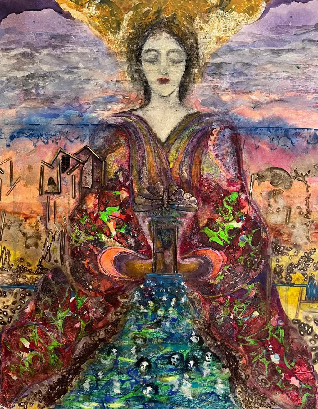 Whispers of the Divine: A Journey Through Color and Emotion