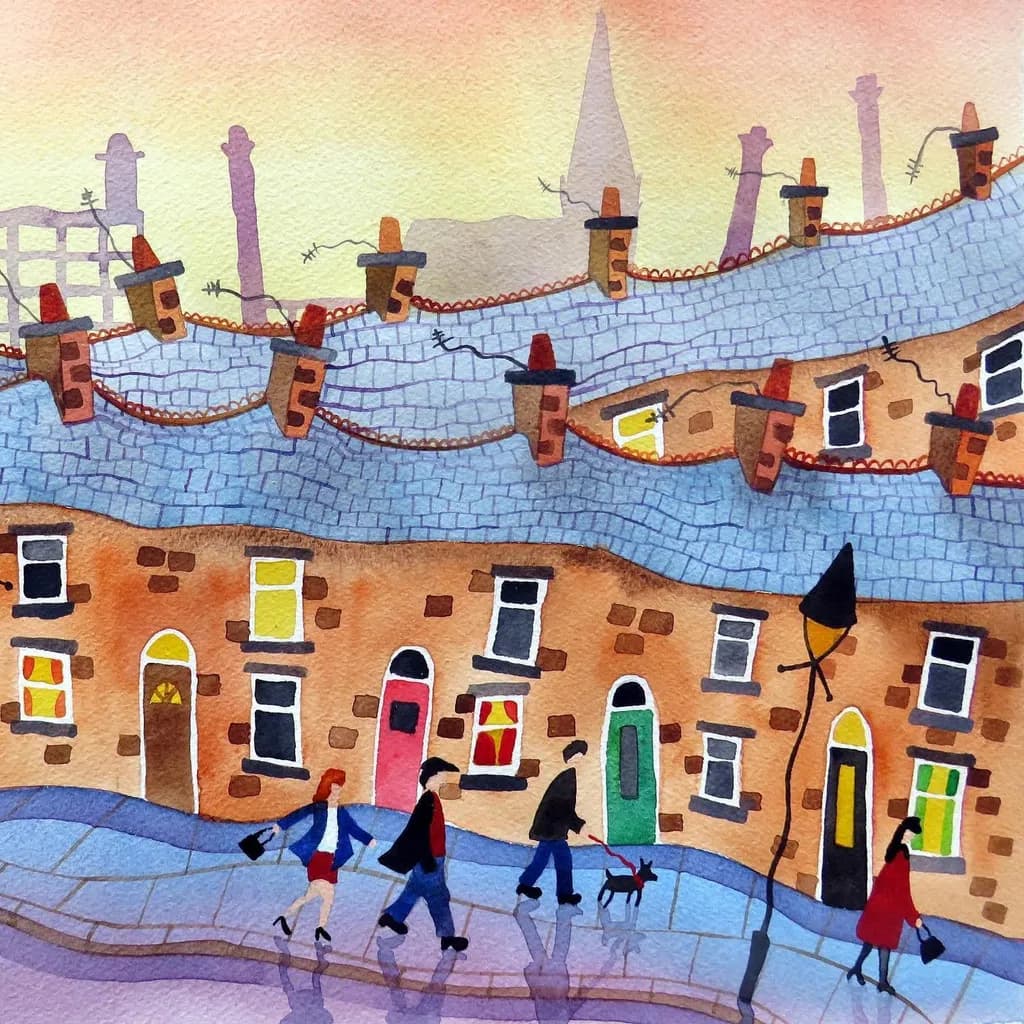 Whimsical Streets: A Colorful Journey Through Urban Life