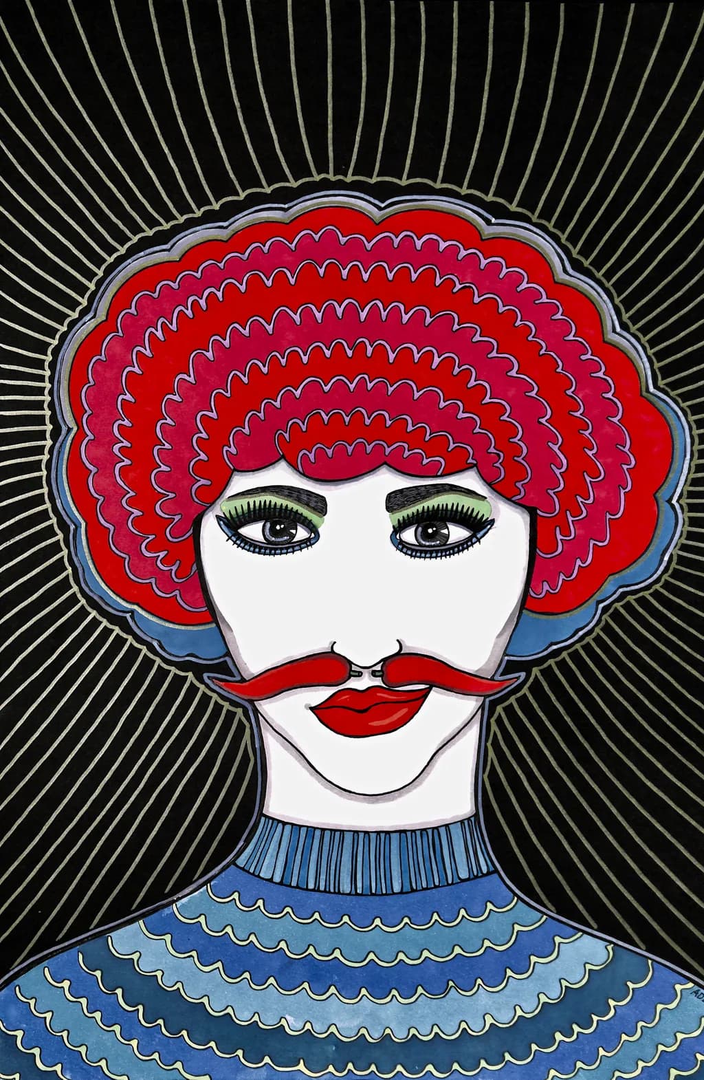 Whimsical Elegance: A Bold Portrait of Identity and Style
