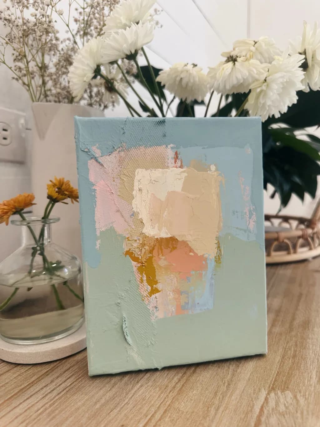 Whispers of Color: A Serene Abstract Journey in Pastel Hues