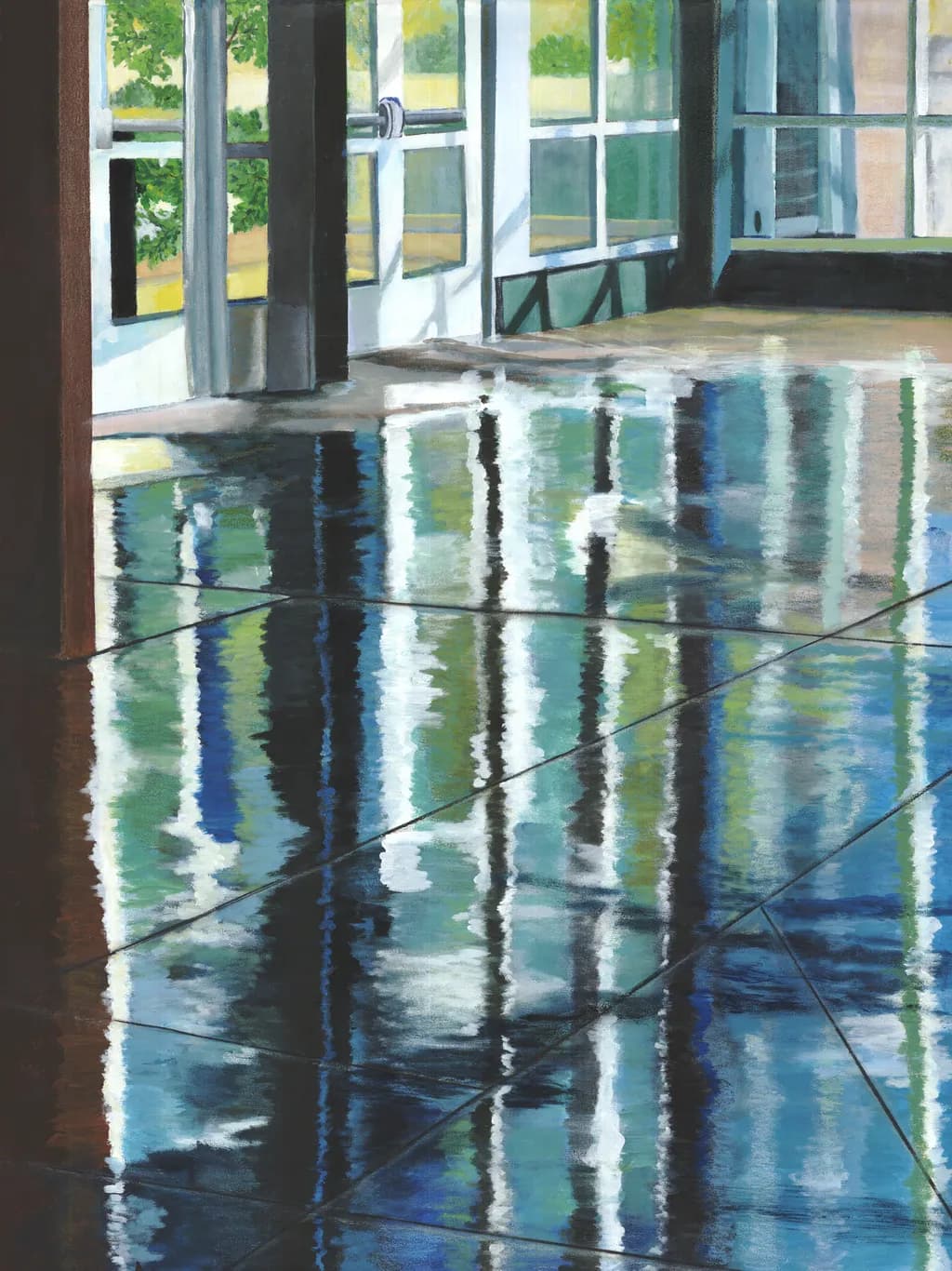 Reflections of Light: A Modern Exploration of Space and Water
