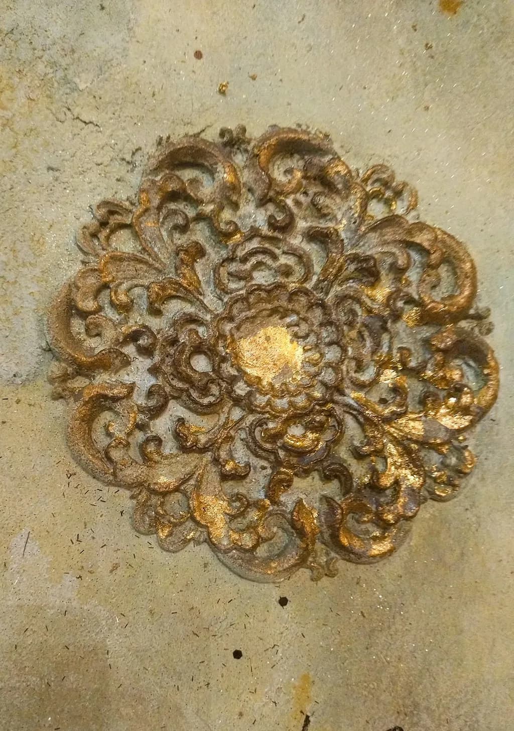 Antique Gold Medallion