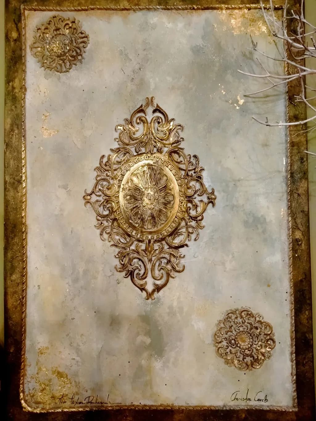 Gilded Medallion