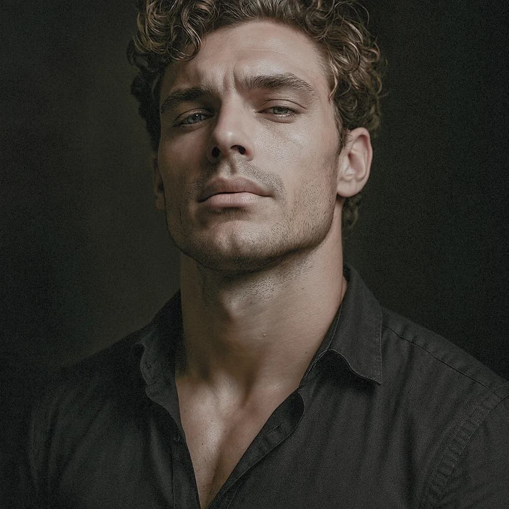 Confident Elegance: A Portrait of Masculine Charm