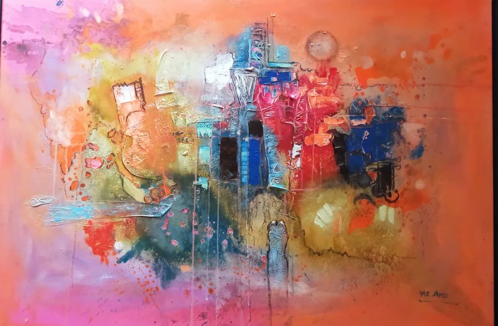 Vibrant Echoes: A Journey Through Color and Emotion