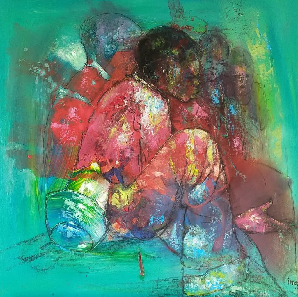 Vibrant Connections: A Colorful Exploration of Human Emotion and Togetherness